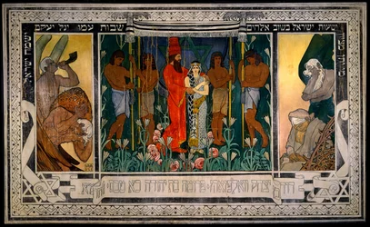 An Allegorical Wedding (Sketch for a Carpet Dedicated to Mr. and Mrs. David Wolffsohn)